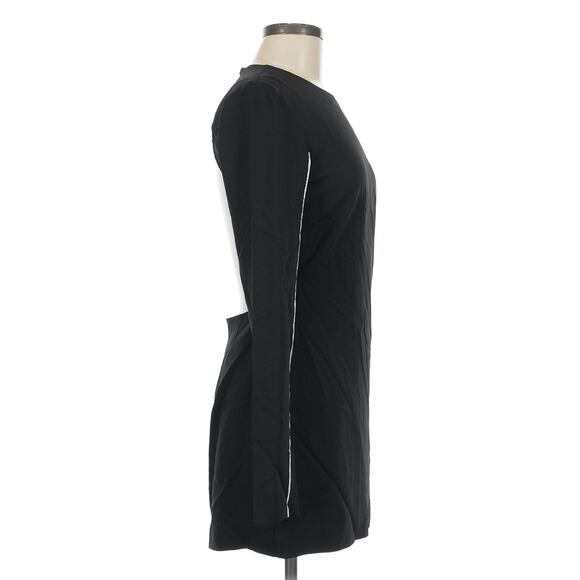 St. Agni Open-Back LBD Minimalist Long Sleeve Cocktail Mini, NWT M - Picture 6 of 7
